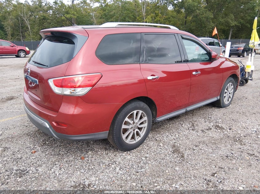 Vin: 5n1ar2mn1gc653825, lot: 46786598, nissan pathfinder platinum/s/sl/sv 20164