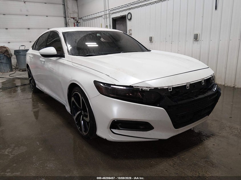 Vin: 1hgcv1f36ja267257, lot: 46786603, honda accord sport 20181