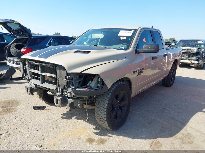 Vin: 1c6rr6gt1ks734015, lot: 46786613, ram 1500 classic warlock  4x2 6'4 box 20192