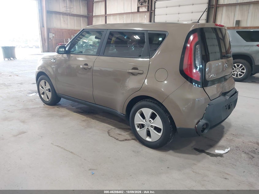 Vin: kndjn2a23f7126919, lot: 46786628, kia soul 20153