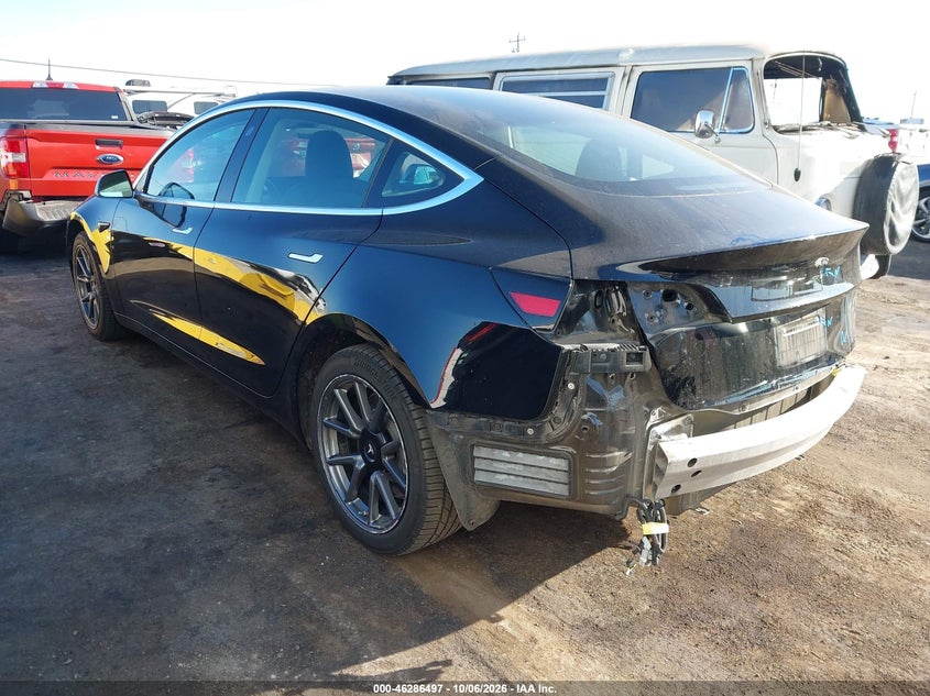 Vin: 5yj3e1ea9kf399551, lot: 46786643, tesla model 3 long range/mid range/standard range/standard range plus 20193