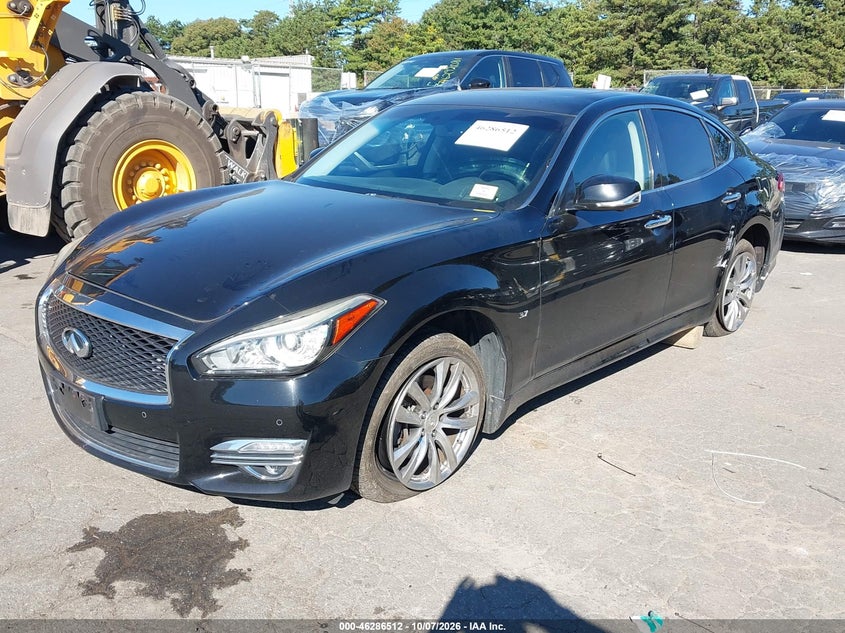 Vin: jn1by1ar9jm220111, lot: 46786658, infiniti q70 3.7x luxe 20182