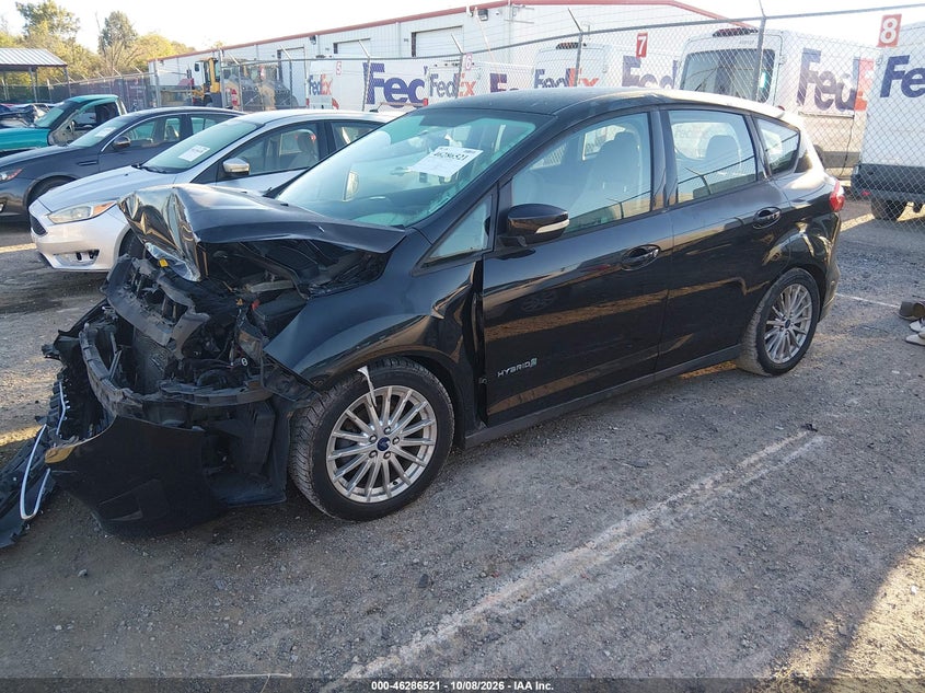 Vin: 1fadp5au8dl536930, lot: 46786667, ford c-max hybrid se 20132