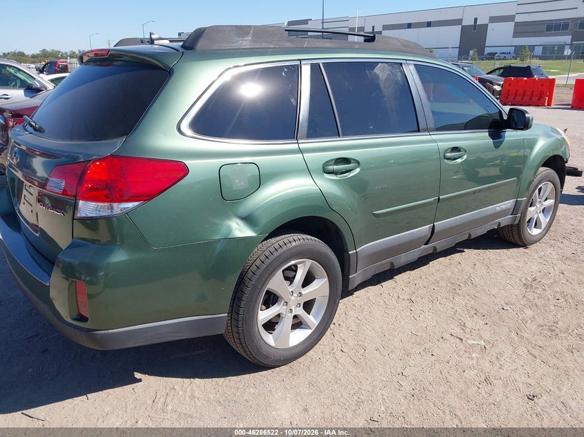 Vin: 4s4brcjc4d3310919, lot: 46786668, subaru outback 2.5i limited 20134