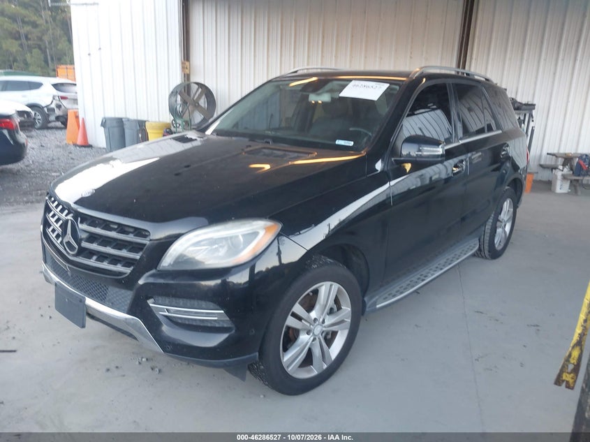 Vin: 4jgda5hb4fa599422, lot: 46786673, mercedes-benz ml 350 4matic 20152