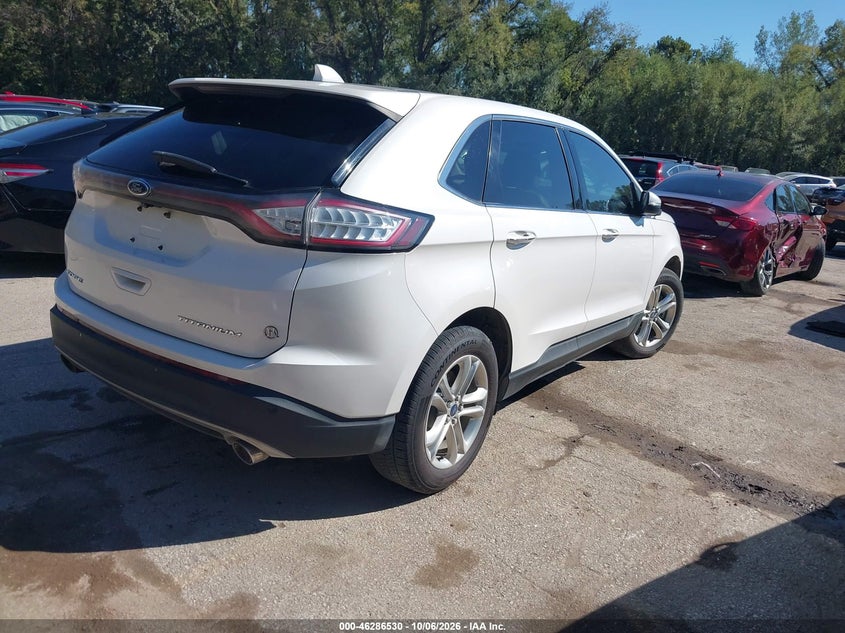 Vin: 2fmpk3k82jbc60179, lot: 46786676, ford edge titanium 20184