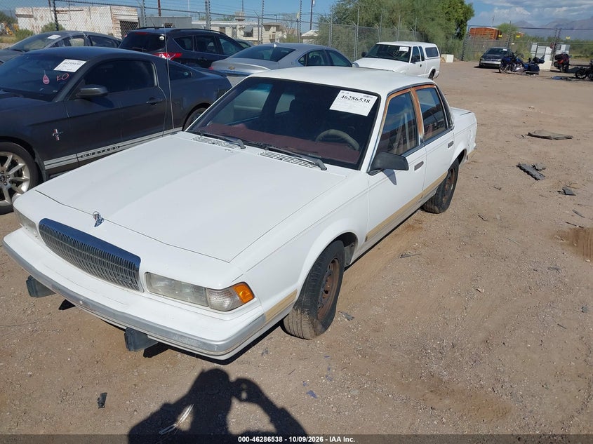 BUICK CENTURY 1993 VIN 1G4AG55N7P6472720