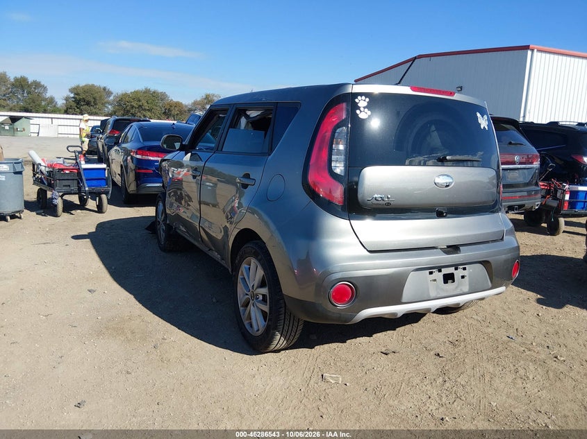 Vin: kndjp3a5xk7018852, lot: 46786689, kia soul + 20193