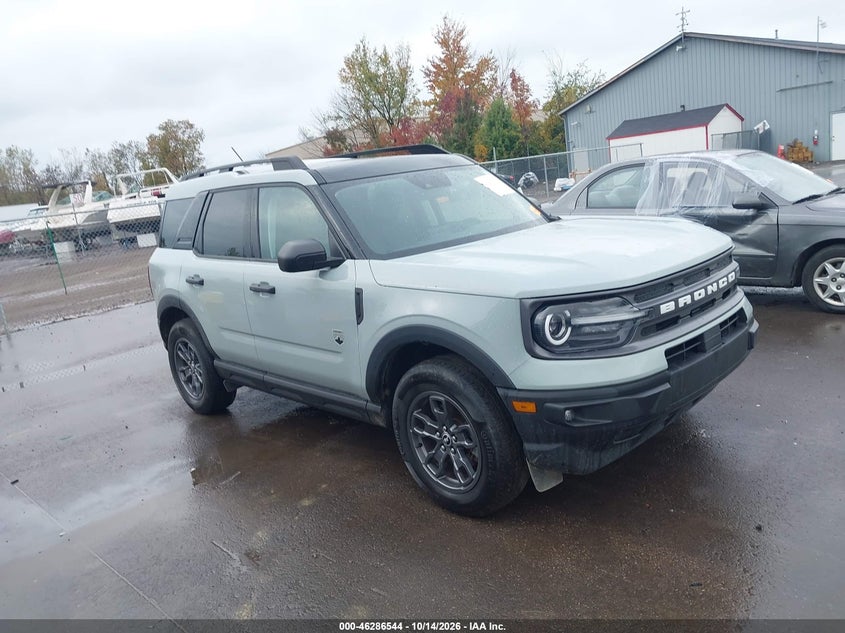 Vin: 3fmcr9b67pre04329, lot: 46786690, ford bronco sport big bend 20231