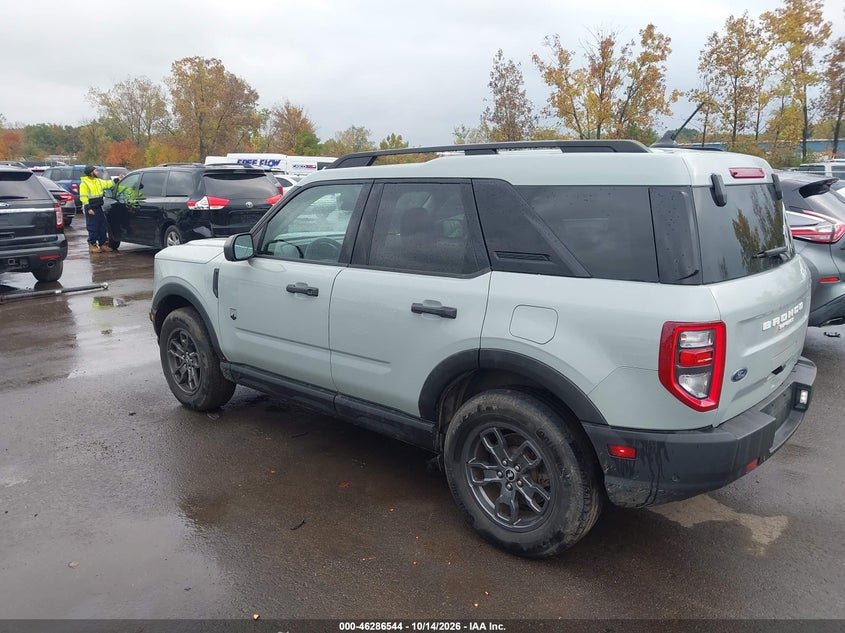 Vin: 3fmcr9b67pre04329, lot: 46786690, ford bronco sport big bend 20233