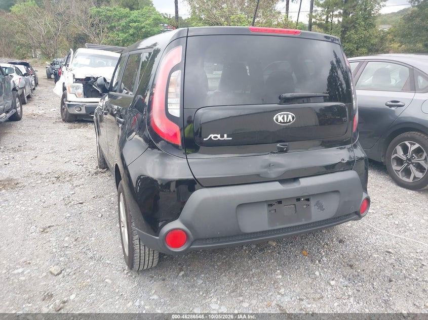 Vin: kndjn2a23g7263733, lot: 46786692, kia soul 20163