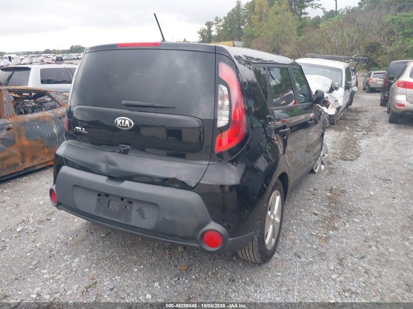 Vin: kndjn2a23g7263733, lot: 46786692, kia soul 20164