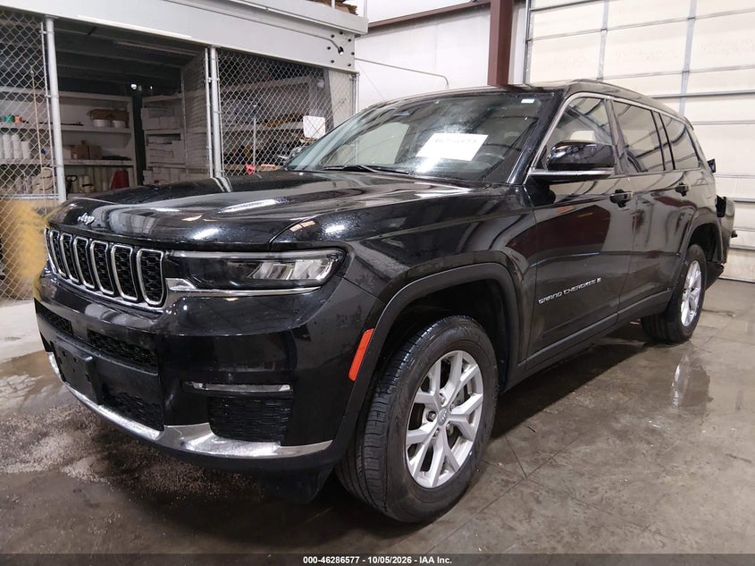 Vin: 1c4rjkbg2m8123476, lot: 46786723, jeep grand cherokee l limited 4x4 20212