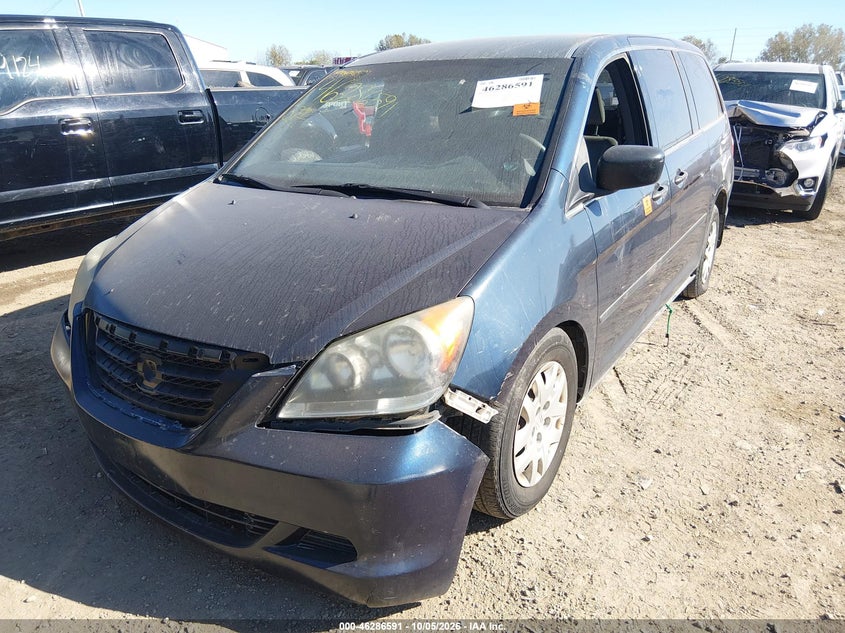 Vin: 5fnrl3h21ab050088, lot: 46786737, honda odyssey lx 20102