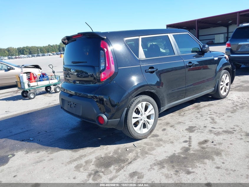 Vin: kndjp3a51f7195828, lot: 46786762, kia soul + 20154