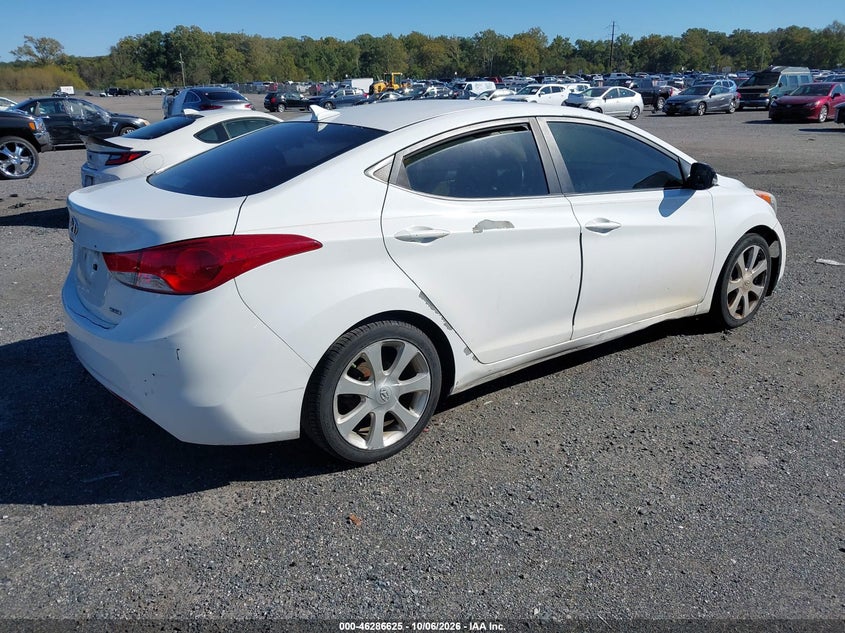 Vin: 5npdh4aexbh020290, lot: 46786771, hyundai elantra limited 20114
