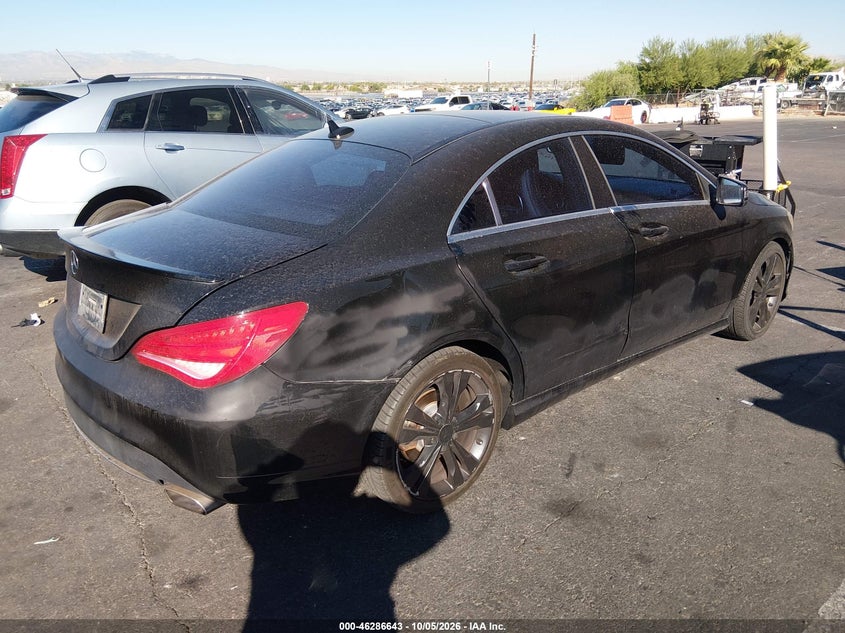 Vin: wddsj4eb0en037072, lot: 46786789, mercedes-benz cla 250 20144