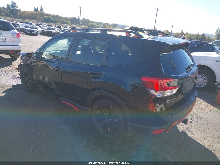 Vin: jf2skajcxkh484685, lot: 46786791, subaru forester sport 20193