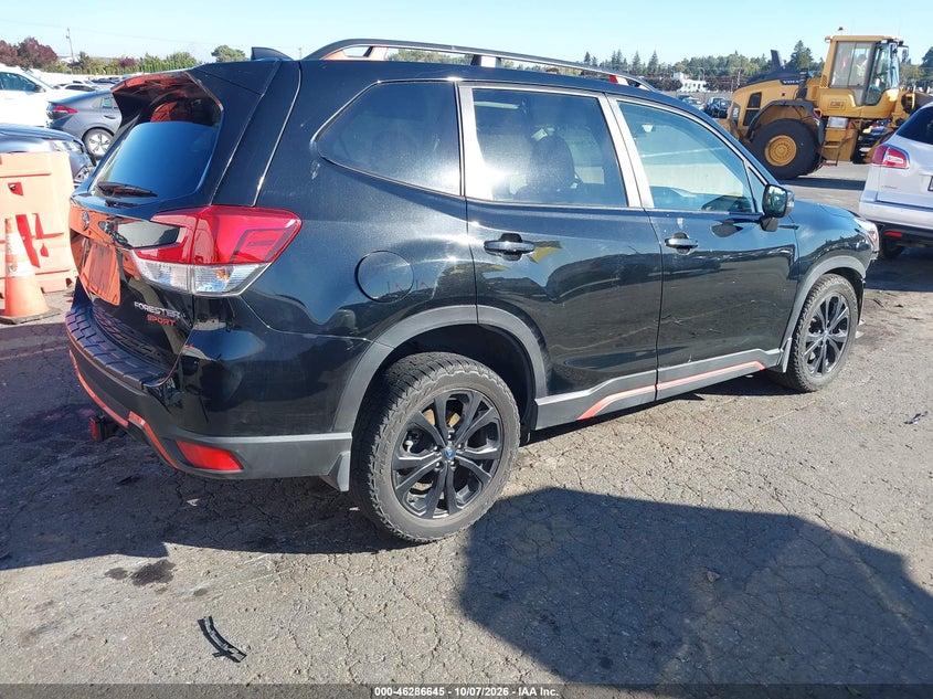 Vin: jf2skajcxkh484685, lot: 46786791, subaru forester sport 20194