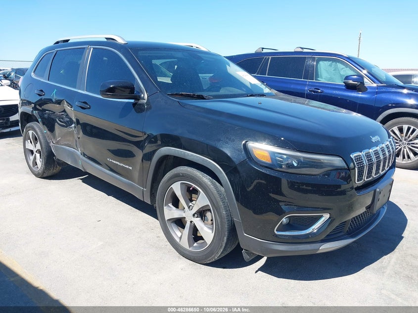 Vin: 1c4pjldbxkd433684, lot: 46786796, jeep cherokee limited fwd 20191