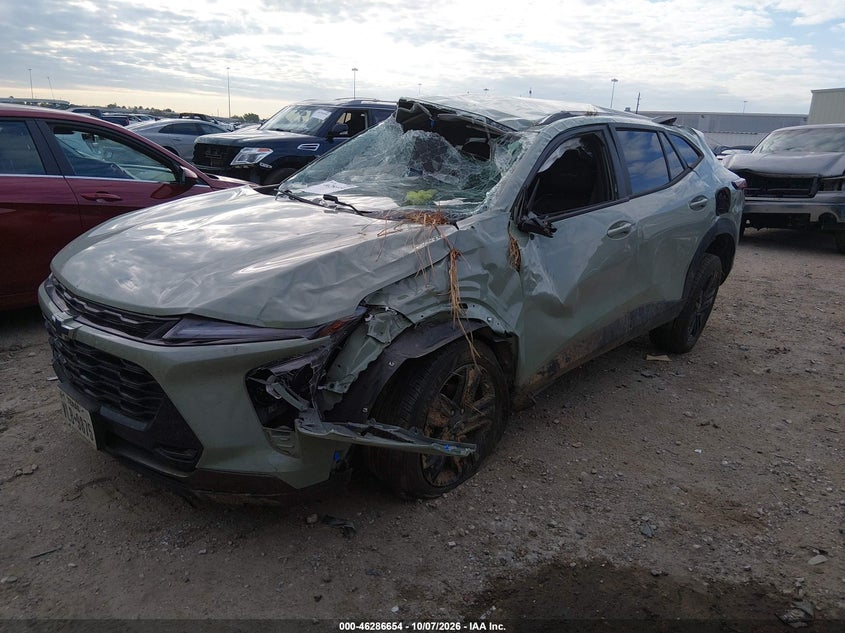 Vin: kl77lkep8sc121560, lot: 46786800, chevrolet trax fwd activ 20252