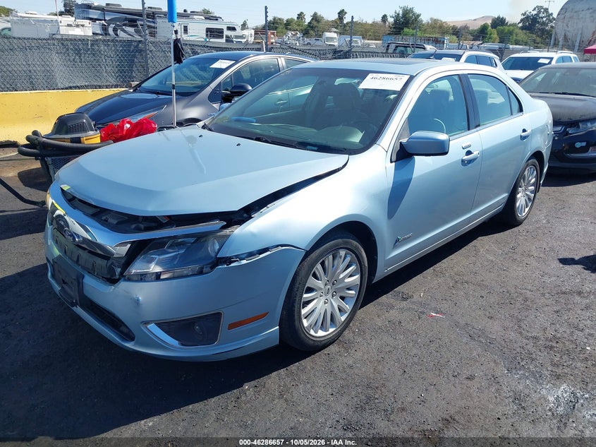 Vin: 3fadp0l31ar281817, lot: 46786803, ford fusion hybrid 20102
