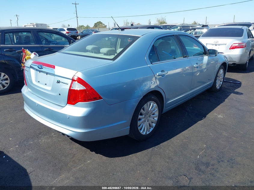 Vin: 3fadp0l31ar281817, lot: 46786803, ford fusion hybrid 20104