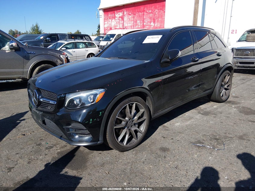 Vin: wdc0g6eb1jf451388, lot: 46786805, mercedes-benz amg glc 43 4matic 20182