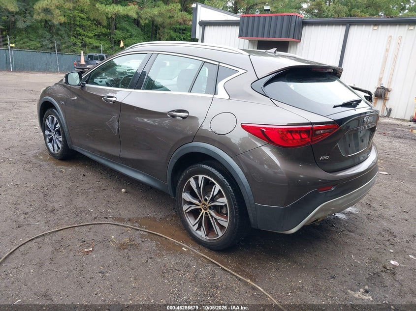 Vin: sjkch5cr6ha034492, lot: 46786825, infiniti qx30 luxury 20173