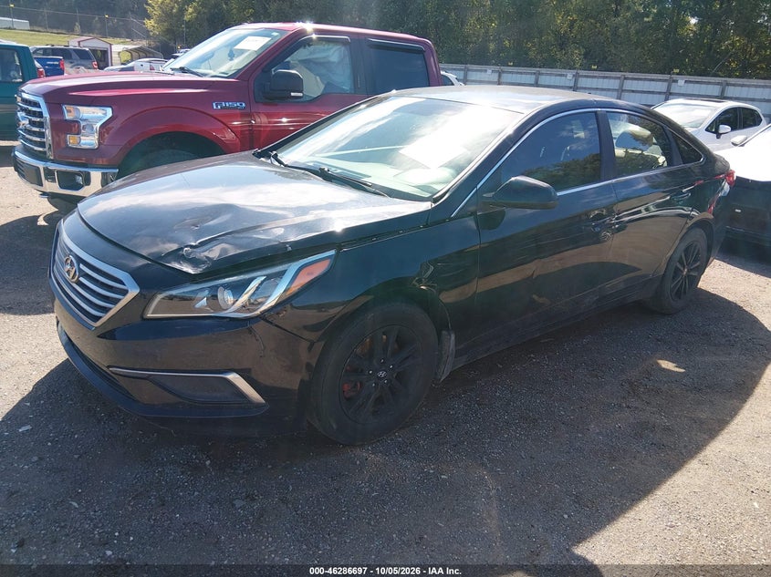 Vin: 5npe24af9hh551438, lot: 46786843, hyundai sonata se 20172