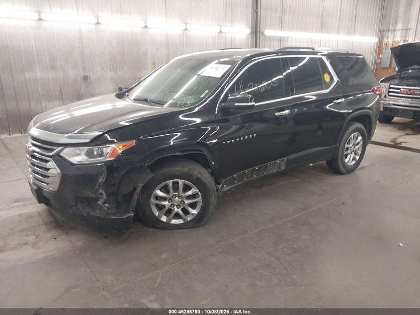 Vin: 1gnergkw0jj198622, lot: 46786846, chevrolet traverse 1lt 20182