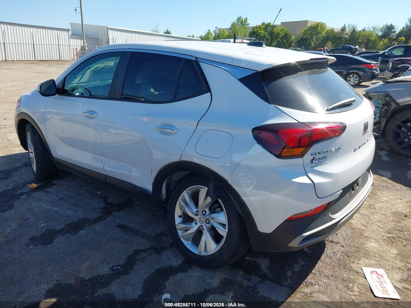 Vin: kl4ambsp3sb056949, lot: 46786857, buick encore gx preferred fwd 20253