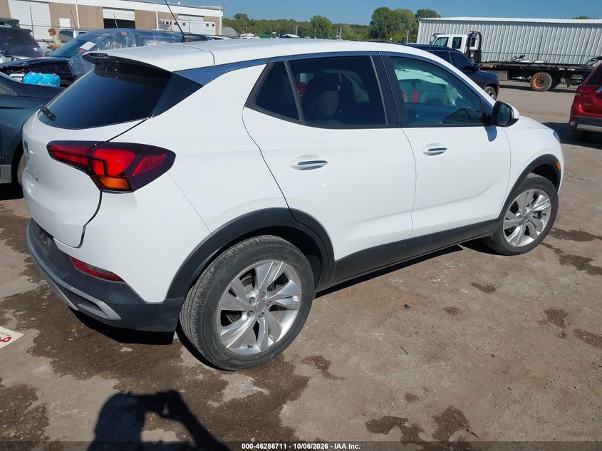 Vin: kl4ambsp3sb056949, lot: 46786857, buick encore gx preferred fwd 20254