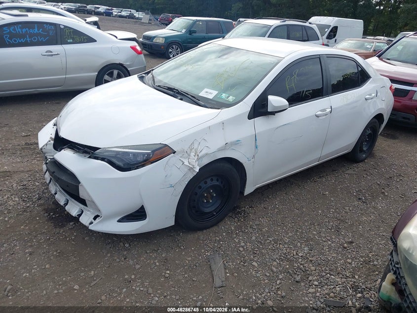 Vin: 2t1burhe2jc011462, lot: 46786891, toyota corolla le 20182