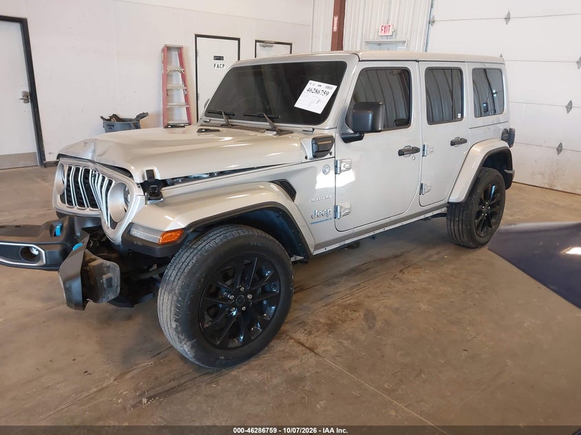 Vin: 1c4rjxp66rw323938, lot: 46786905, jeep wrangler 4xe sahara 4xe 20242
