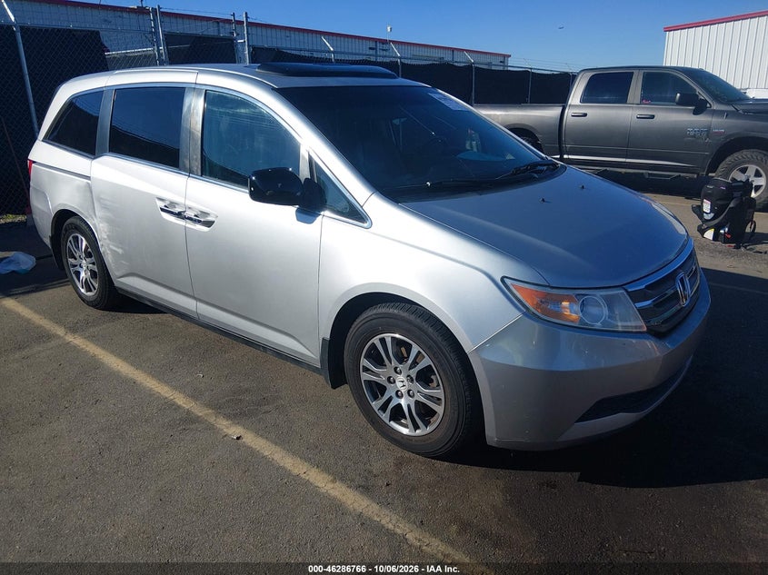 Vin: 5fnrl5h69db072424, lot: 46786912, honda odyssey ex-l 20131