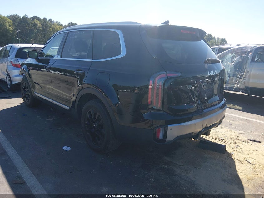 Vin: 5xyp3dgc6pg345194, lot: 46786914, kia telluride ex 20233