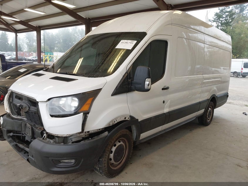 Vin: 1ftbr3xg1mka89946, lot: 46786945, ford transit-250 cargo van 20212