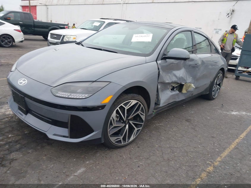 Vin: kmhm54ac9sa097937, lot: 46786946, hyundai ioniq 6 limited 20252