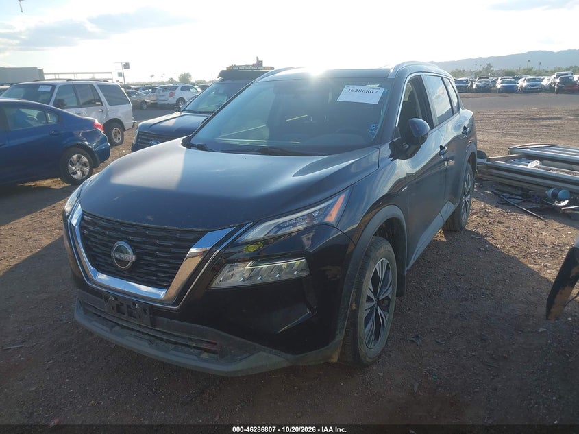 2022 Nissan Rogue Sv Fwd, Normal Wear & Tear, IAAI, VIN 5N1BT3BA1NC715152 — photo 2