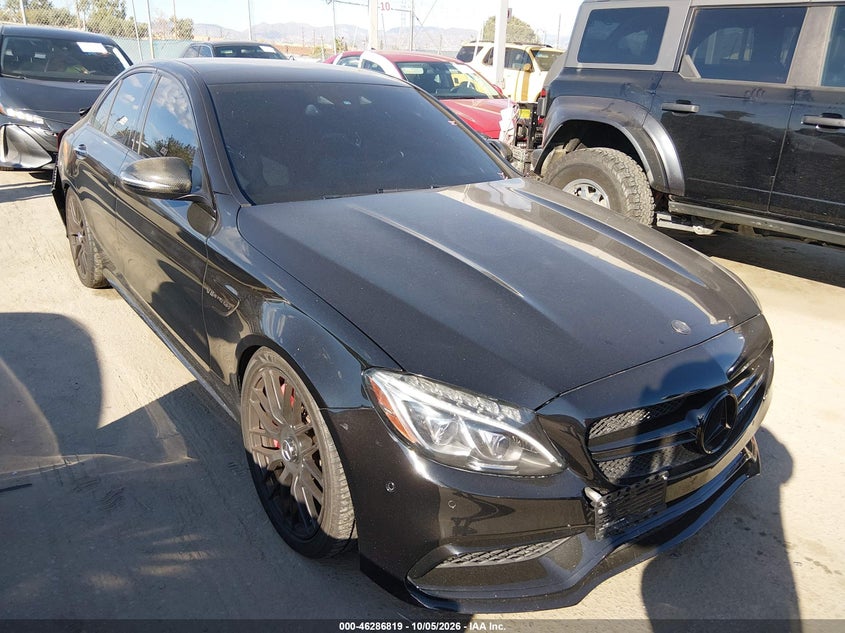 Vin: 55swf8hb4gu104157, lot: 46786965, mercedes-benz amg c 63 s 20161