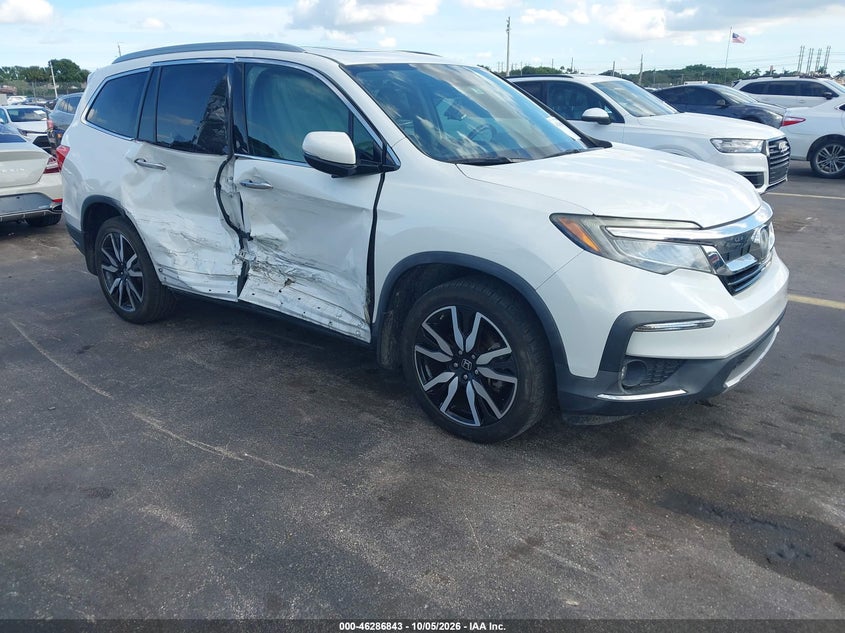 Vin: 5fnyf5h94mb029770, lot: 46786989, honda pilot 2wd touring 8 passenger 2021 img_1