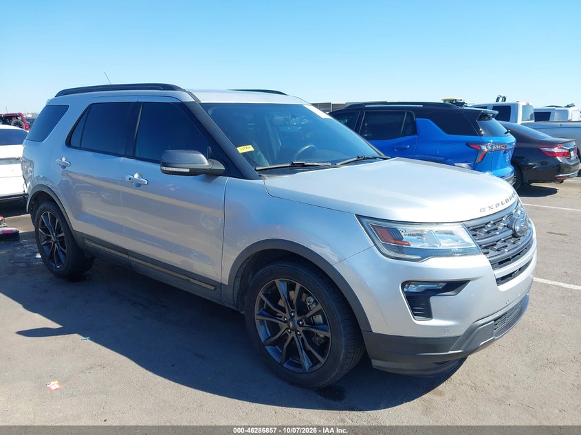 Vin: 1fm5k7dh5jgc93911, lot: 46787003, ford explorer xlt 20181