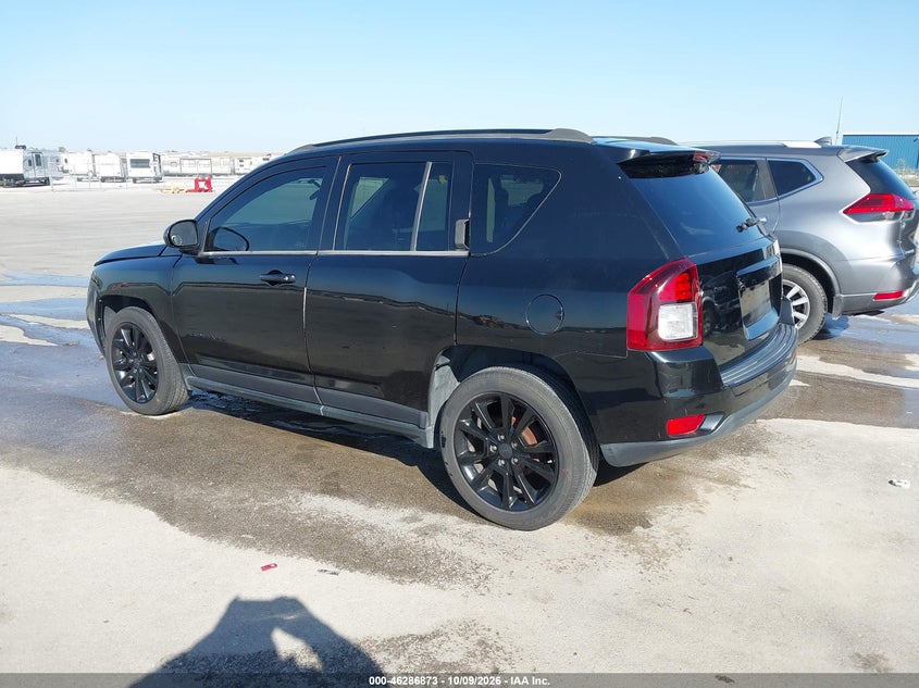 Vin: 1c4njcba4ed714630, lot: 46787019, jeep compass altitude 20143