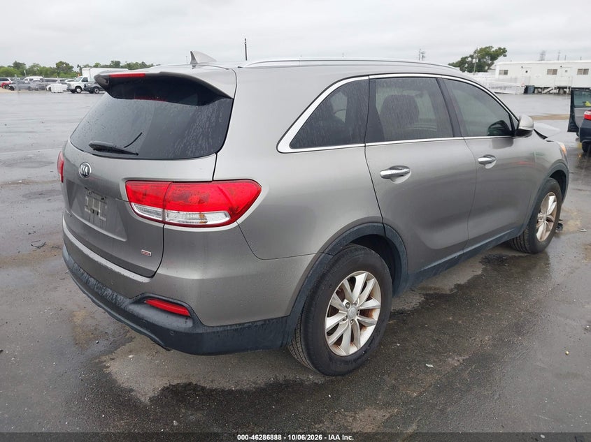 Vin: 5xypg4a37gg149259, lot: 46787032, kia sorento 2.4l lx 20164