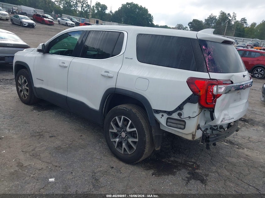 Vin: 1gkknkla2lz229598, lot: 46787043, gmc acadia fwd sle 20203