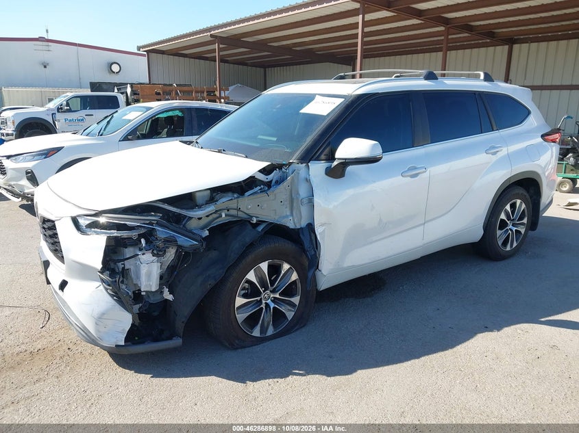 Vin: 5tdkdrahxps025713, lot: 46787044, toyota highlander xle 20232