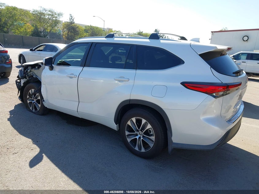Vin: 5tdkdrahxps025713, lot: 46787044, toyota highlander xle 20233