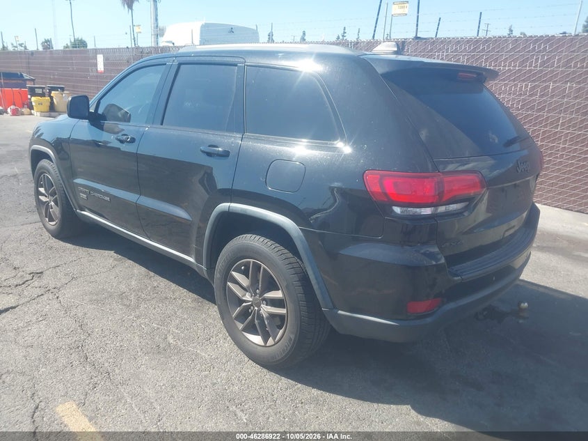 Vin: 1c4rjfag9hc641435, lot: 46787068, jeep grand cherokee 75th anniversary edition 4x4 20173