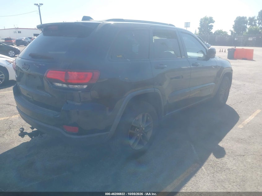 Vin: 1c4rjfag9hc641435, lot: 46787068, jeep grand cherokee 75th anniversary edition 4x4 20174